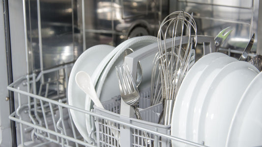 clean and shiny dishwasher