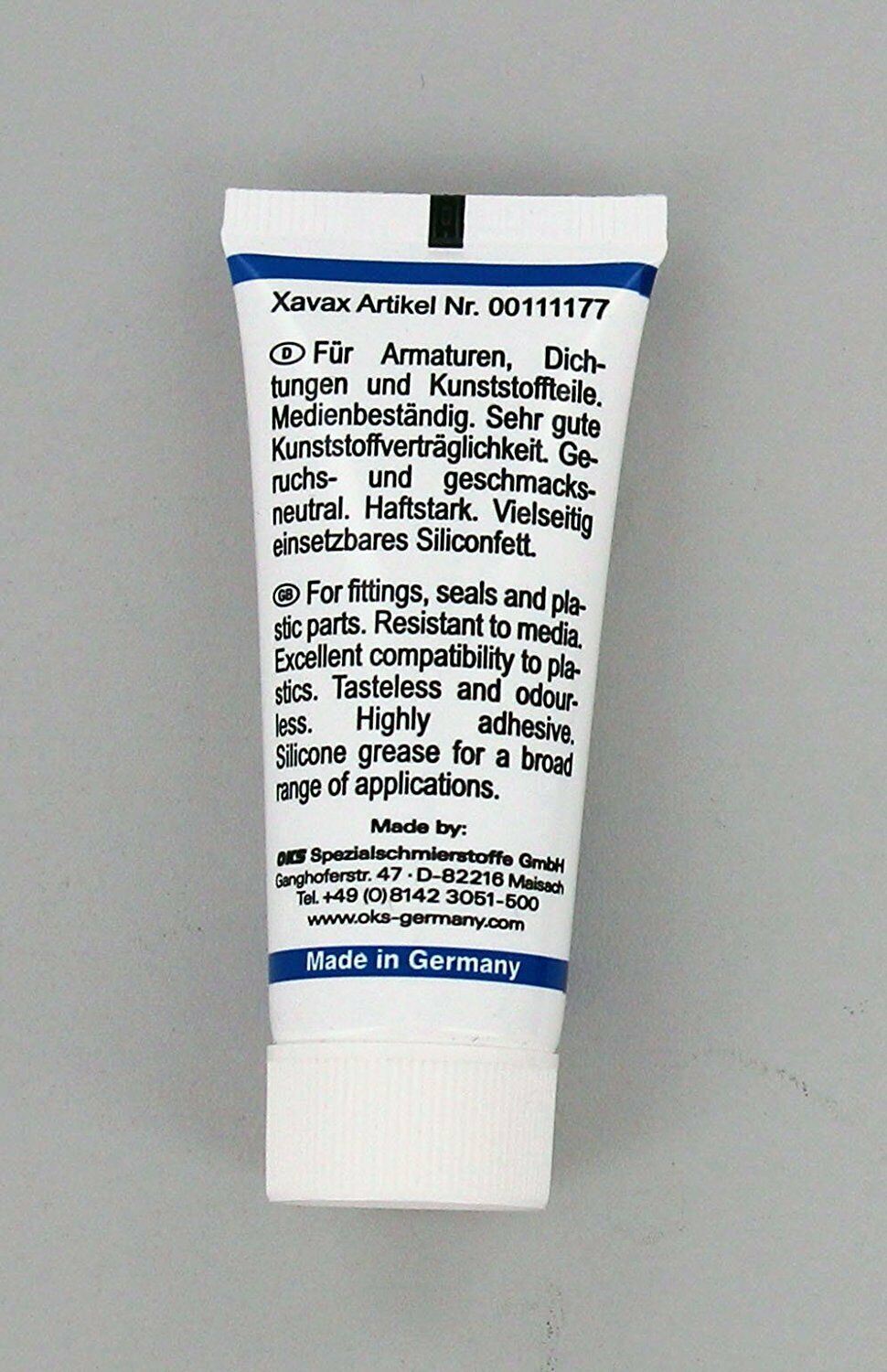 Xavax OKS 1110 Multi Silicone Grease, 20g, Food Safe, For Automatic Coffee Machine Lubrication