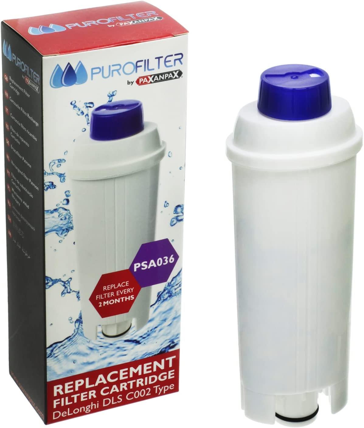 Delonghi coffee machine water clearance filter